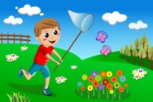 chasing happiness butterfly